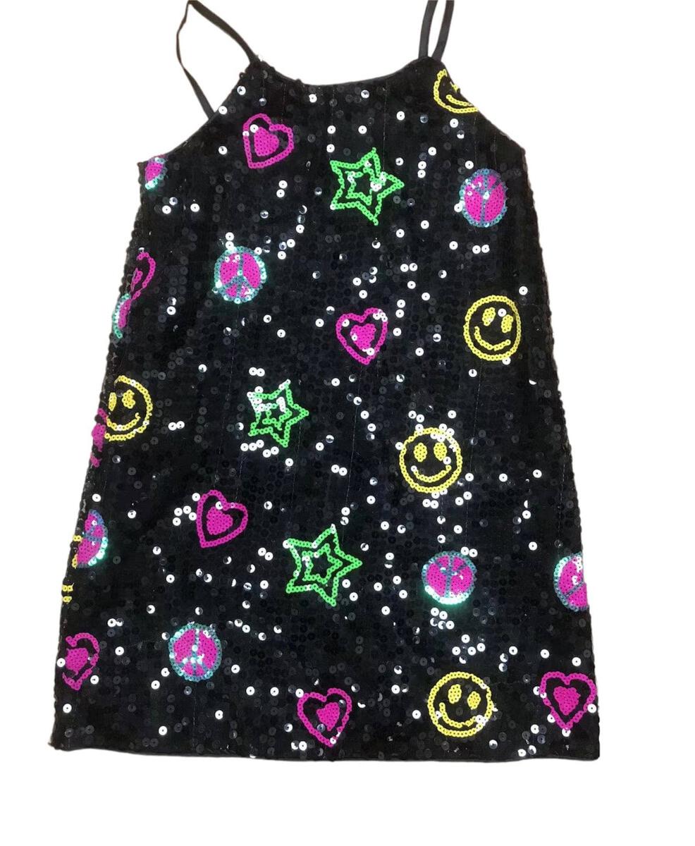 Peace and Love Sequin Tank Dress