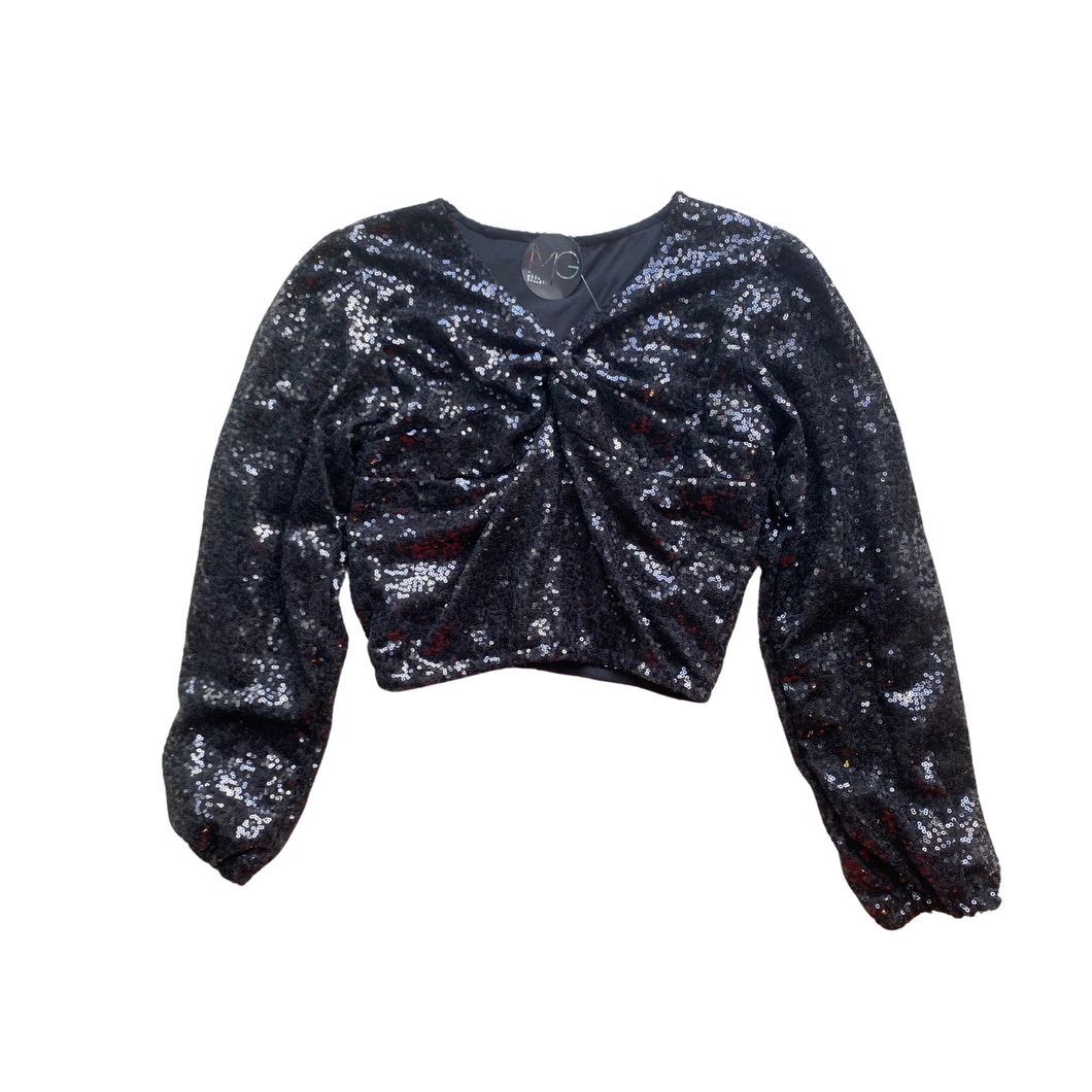 Black Sequin Top