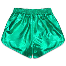 Load image into Gallery viewer, Green Metallic Shorts
