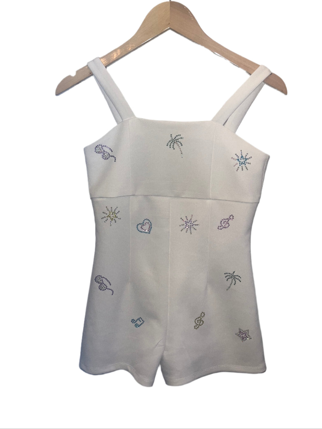 Sparkly resort romper