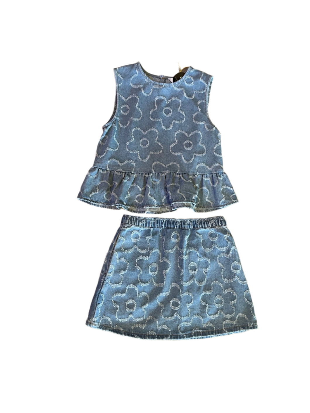Denim flower Set