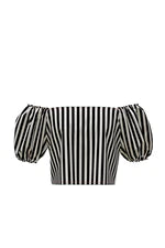 Stripe Black Top