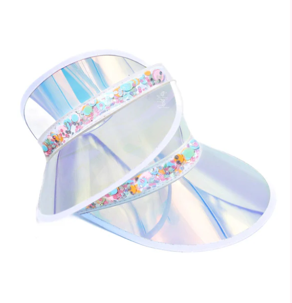 Confetti sun visors