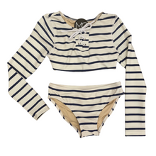 Load image into Gallery viewer, Nautical Stripe Swim
