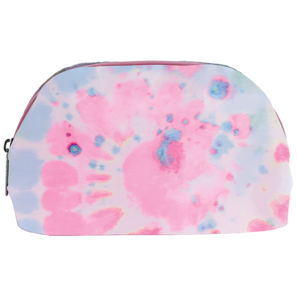 Swirl Tie Dye Oval Cosmetic Bag