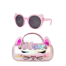 Load image into Gallery viewer, Miss Bella Metallic Sunglasses and Case
