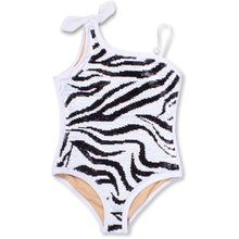 Load image into Gallery viewer, Sequin Zebra Swim
