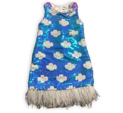 HEAD IN THE CLOUDS SEQUIN DRESS