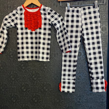 Load image into Gallery viewer, Holiday Gingham Pant PJs
