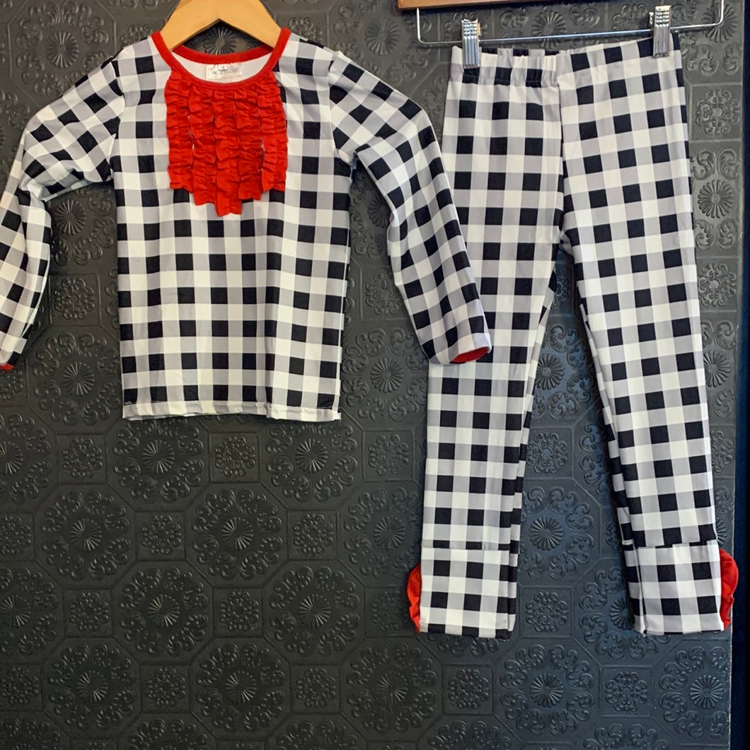 Holiday Gingham Pant PJs