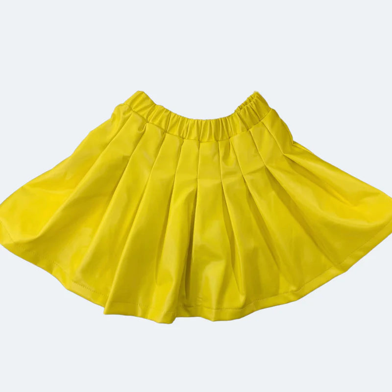 VEGAN PLEATED SKIRT